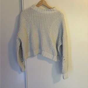 Hollister Cozy Cream Knit Women's Sweater